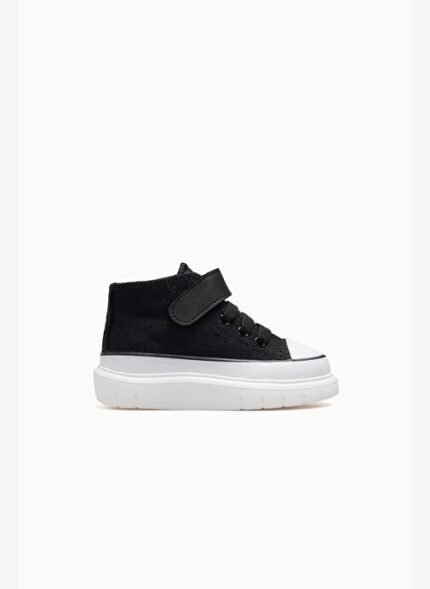 Buckhead Axel Unisex Çocuk Cırtlı Sneaker Ayakkabı 26y Buck4490 Siyah