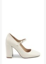Nine West EDGAR 5PR KIRIK BEYAZ Kadın Topuklu Ayakkabı