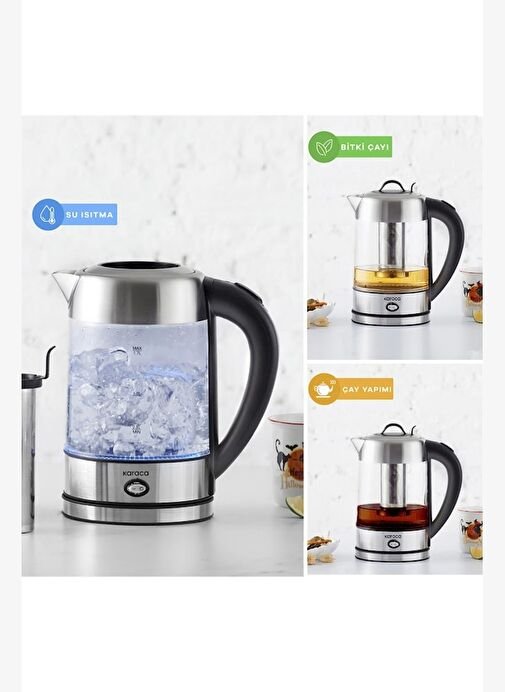 Karaca Cam Inox Bitki