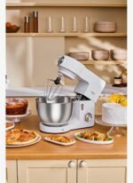 Karaca Multichef Ultra Aparatlı Hamur Yoğurma Makinesi Porcelain White 2000W 7L