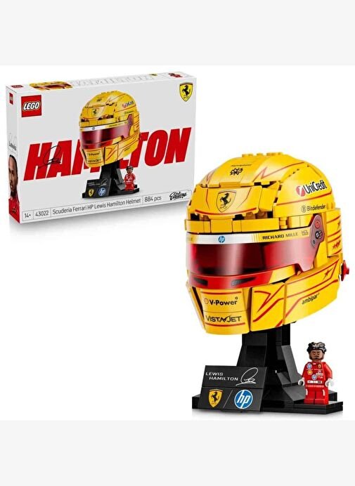 tryoshop-b-lego-editions-scuderia-ferrari-hp-lewis-hamilton-kaski-43022-15946023-1-1 Lego Editions Scuderia Ferrari HP Lewis Hamilton Kaskı 43022 - Görsel 1