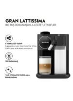 Nespresso F541 Gran Lattissima Siyah Süt Çözümlü Kahve Makinesi - Görsel 2