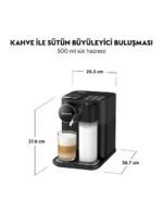 Nespresso F541 Gran Lattissima Siyah Süt Çözümlü Kahve Makinesi - Görsel 4