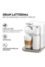 Nespresso F541 White Gran Lattissima Kahve Makinesi, Beyaz - Görsel 2
