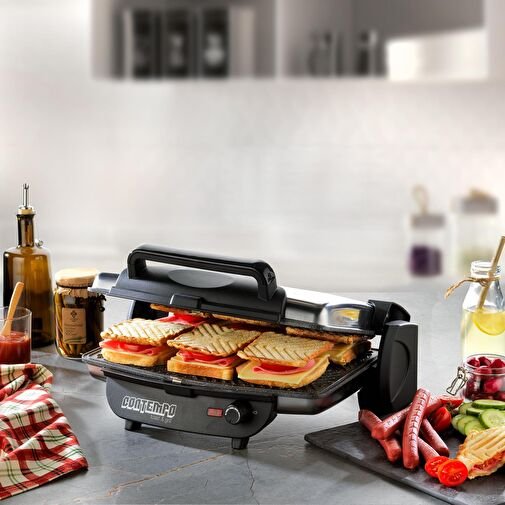 Schafer Contempo Tost Makinesi-Inox/Siyah 2