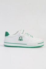 United Colors of Benetton Beyaz-Yeşil Çocuk Sneaker BNI-10029-Beyaz Yesil