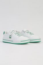 United Colors of Benetton Beyaz-Yeşil Çocuk Sneaker BNI-10029-Beyaz Yesil - Görsel 2