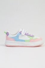 United Colors of Benetton Çok Renkli Çocuk Sneaker BNI-10025-Beyaz Pudra