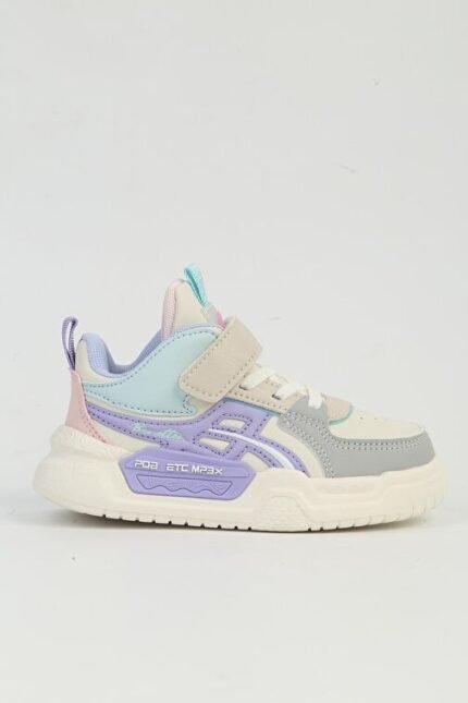 United Colors of Benetton Çok Renkli Çocuk Sneaker BNI-11092-Beyaz Lila
