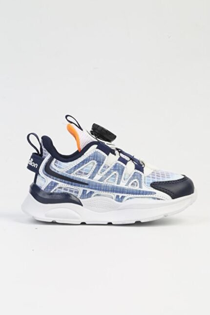 United Colors of Benetton Lacivert-Beyaz Çocuk Kumaş Sneaker BNI-10256-Lacivert