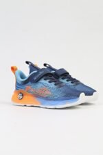 United Colors of Benetton Mavi-Turuncu Çocuk Kumaş Sneaker BNI-10277-Mavi Turuncu - Görsel 2