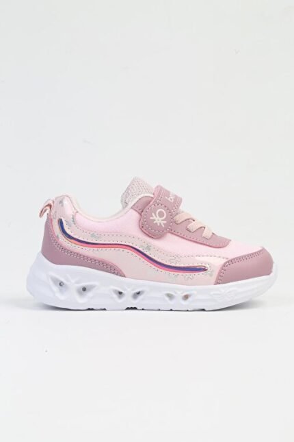United Colors of Benetton Pudra Çocuk Kumaş Sneaker BNI-10183-Pudra