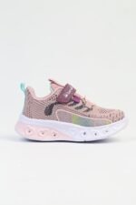 United Colors of Benetton Pudra-Mor Çocuk Kumaş Sneaker BNI-10124-Pudra