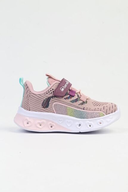 United Colors of Benetton Pudra-Mor Çocuk Kumaş Sneaker BNI-10124-Pudra