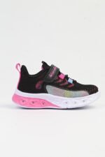 United Colors of Benetton Siyah Çocuk Kumaş Sneaker BNI-10124-Siyah Beyaz