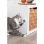 Kedi için saplı kedi otu topu, 5 cm - Görsel 3