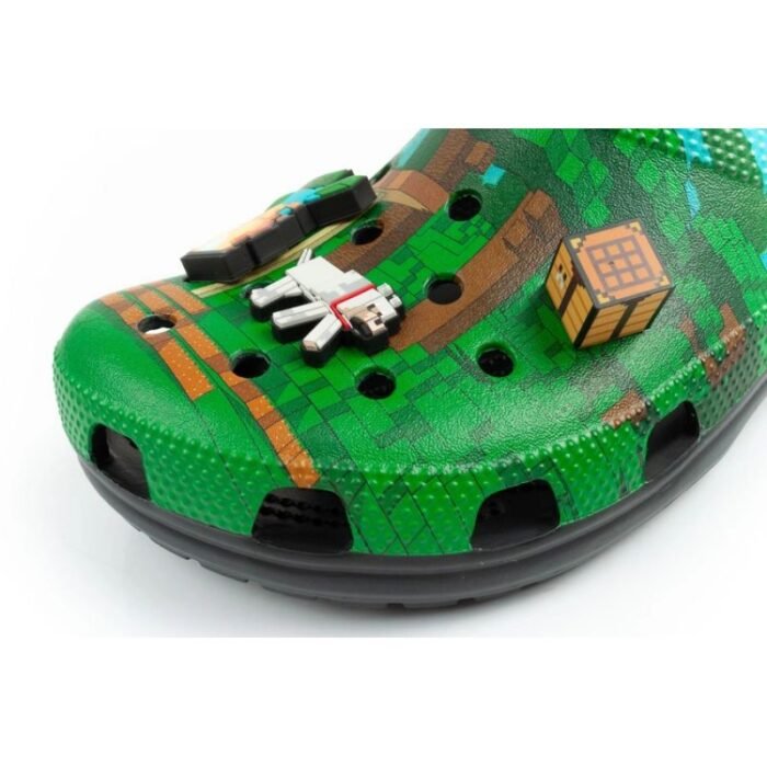 Crocs Class Minecraft M 210829-90H Terlikler - Görsel 6