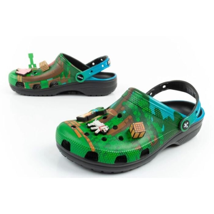 Crocs Class Minecraft M 210829-90H Terlikler - Görsel 8