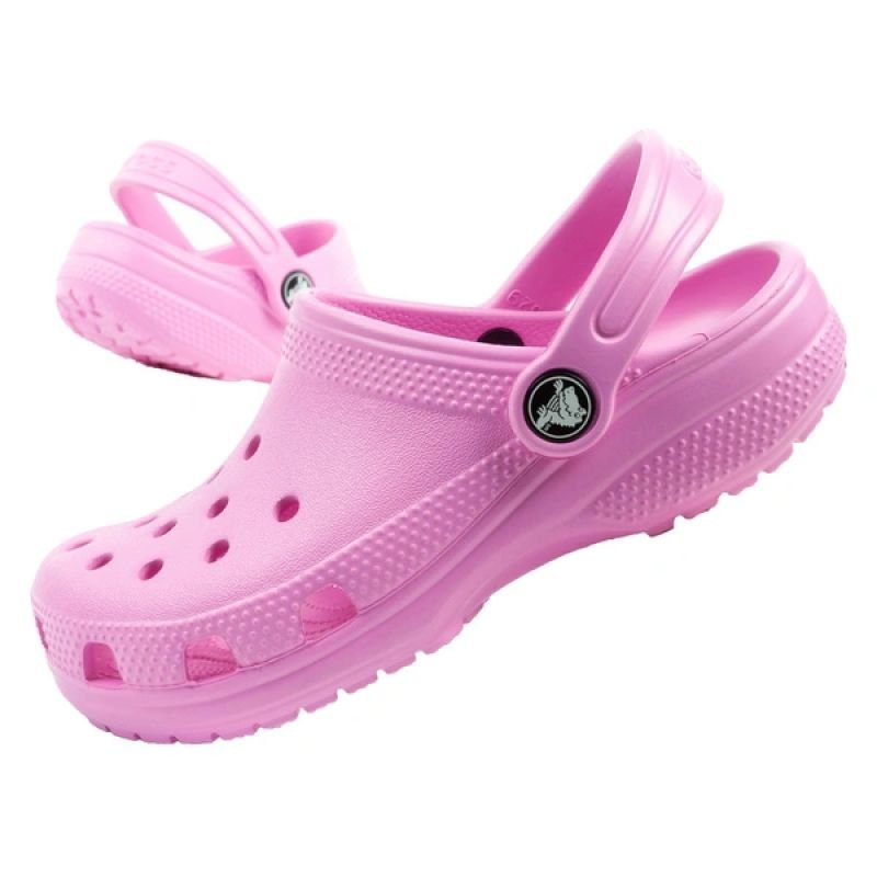 tryoshop-crocs-classic-children-s-clog-sandals-fashionable-pink-comfortable-lightweight-1918315 Crocs Classic çocuk terlikleri, şık pembe - Görsel 1