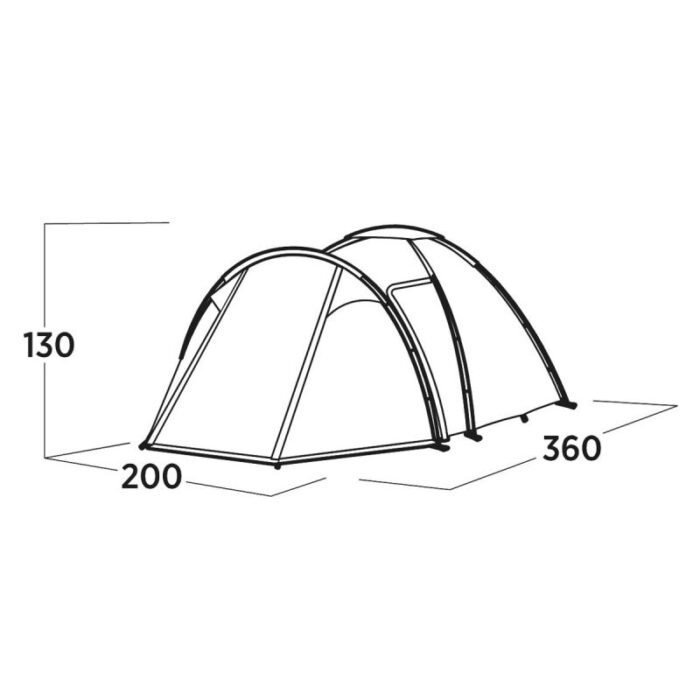 Easy Camp Lomsdal 3 Kişilik Çadır - Görsel 5