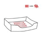 GLOVII HEATED PET PEN LARGE, GPETB - Görsel 6