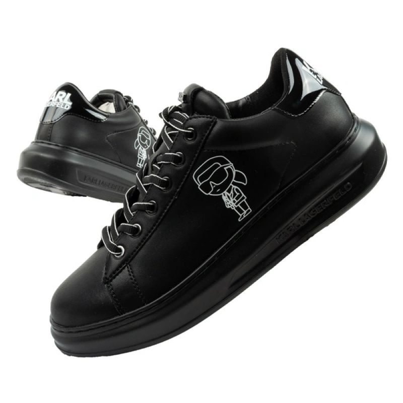 tryoshop-karl-lagerfeld-men-s-shoes-sneakers-kapri-natural-leather-black-2013074-1 Karl Lagerfeld erkek ayakkabı sneaker Kapri siyah - Görsel 1