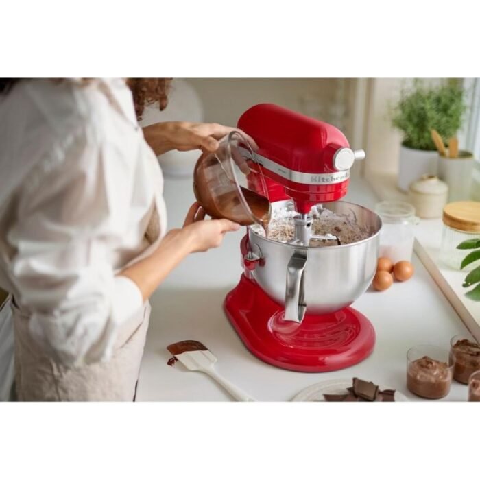 KitchenAid 5KSM60SPXEER Stand Mikser 375W Kırmızı - Görsel 6