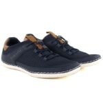 Erkek Lacivert Slip-On Spor Ayakkabı Bugatti - Görsel 3