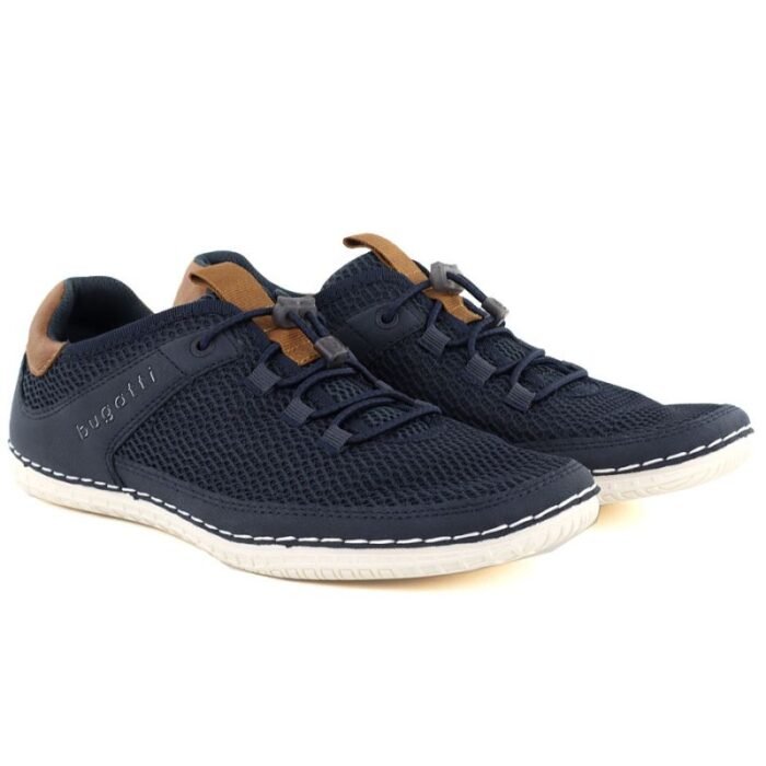 Erkek Lacivert Slip-On Spor Ayakkabı Bugatti - Görsel 3