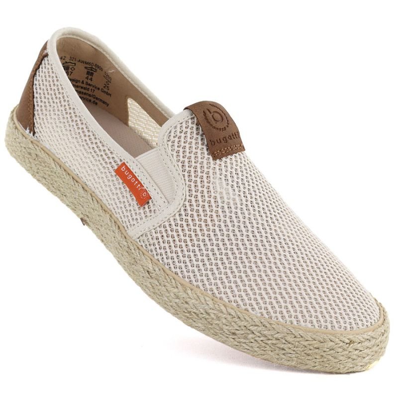 tryoshop-men-s-slip-on-espadrilles-beige-bugatti-tt15305-2361188-3 Erkek slip-on espadril bej Bugatti TT15305 - Görsel 1