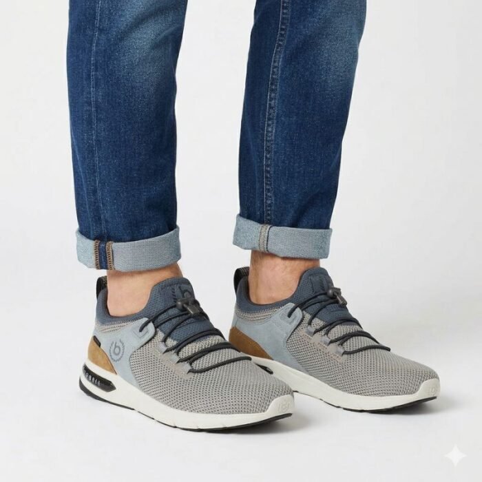 Erkek Spor Ayakkabı Sneaker Gri Bugatti - Görsel 5