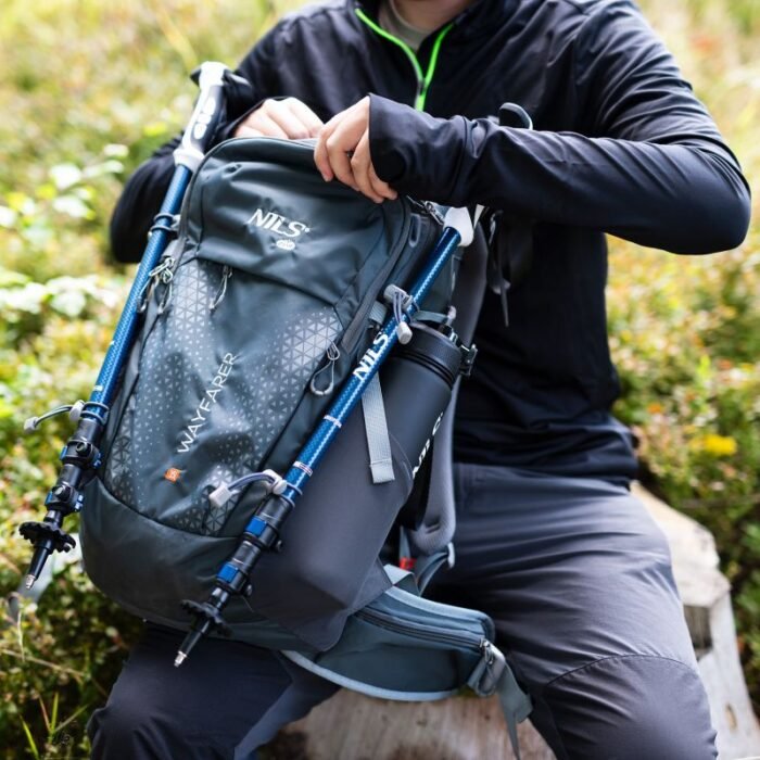 NC1925 GRAY WAYFARER 35L NILS CAMP SEYAHAT SIRT ÇANTASI - Görsel 8