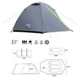 NILS CAMP Explorer NC6004 3 kişilik kamp çadırı - Görsel 6