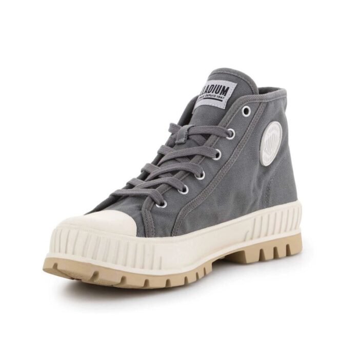 Palladium Pallashock Mid OG Granite Gray U ayakkabı - Görsel 4