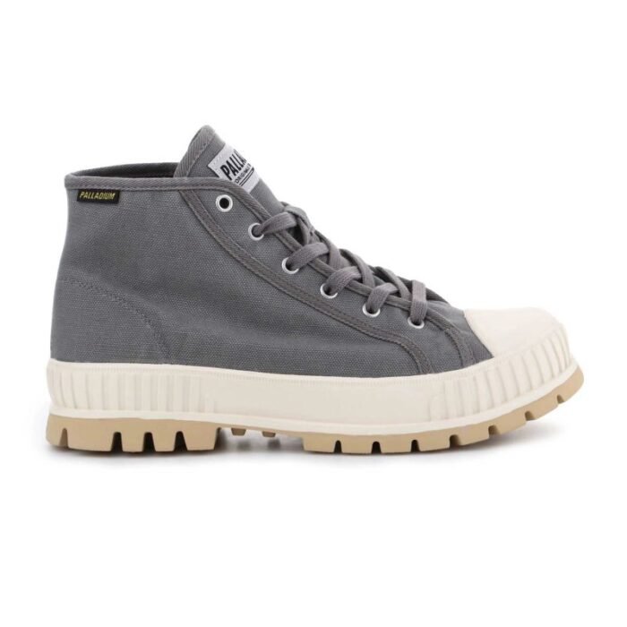 Palladium Pallashock Mid OG Granite Gray U ayakkabı - Görsel 7