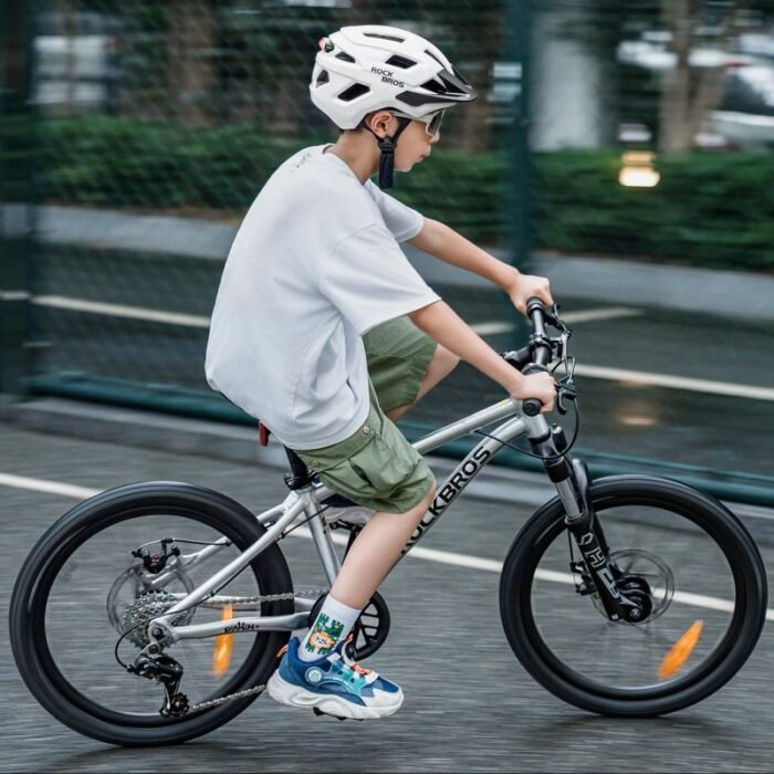 Rockbros LK-67 Genç Bisiklet Kaskı 54–58 cm - Beyaz - Görsel 2