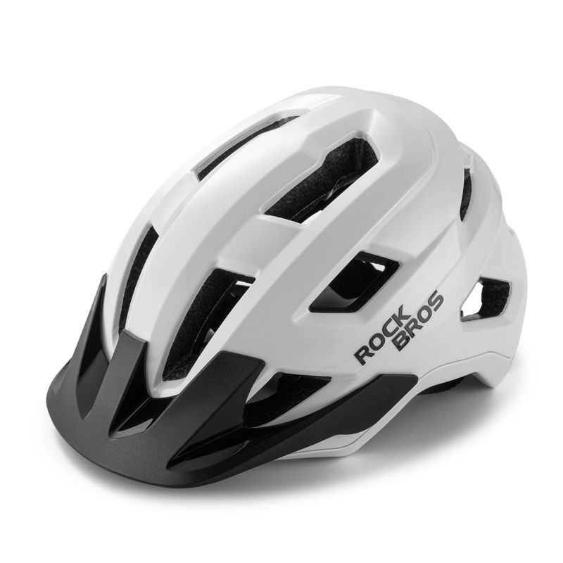 tryoshop-rockbros-lk-67-youth-bike-helmet-with-detachable-visor-54-58-cm-white-2397785-2 Rockbros LK-67 Genç Bisiklet Kaskı 54–58 cm - Beyaz - Görsel 1