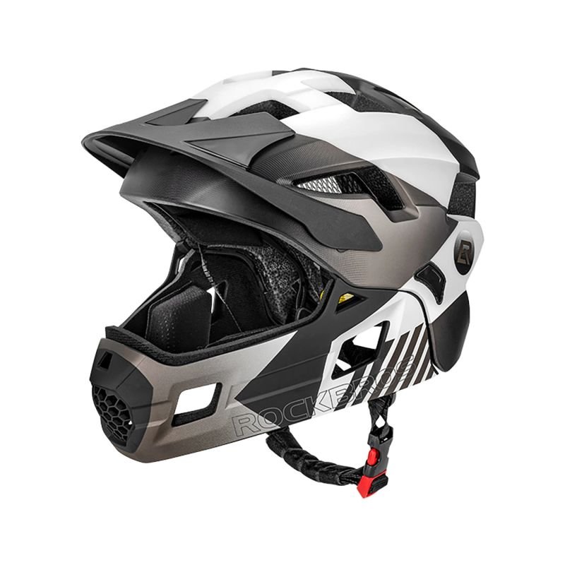 tryoshop-rockbros-ts-61-10110061006-children-s-bike-helmet-with-detachable-chin-size-m-54-57-gray-2397431-2 Rockbros TS-61 Çocuk Bisiklet Kaskı M Beden - Görsel 1