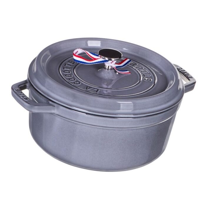 STAUB Yuvarlak dökme demir tencere 3.8L - Görsel 2
