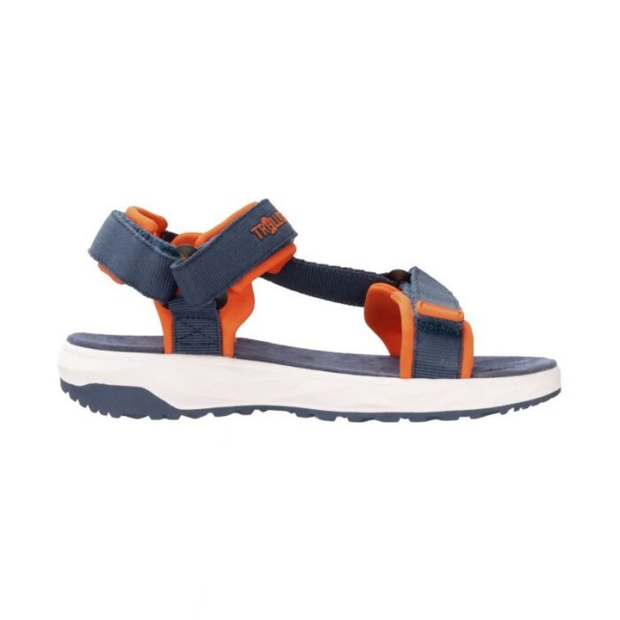 Trollkids Kids Lysefjord Sandal mavi/turuncu - Görsel 2