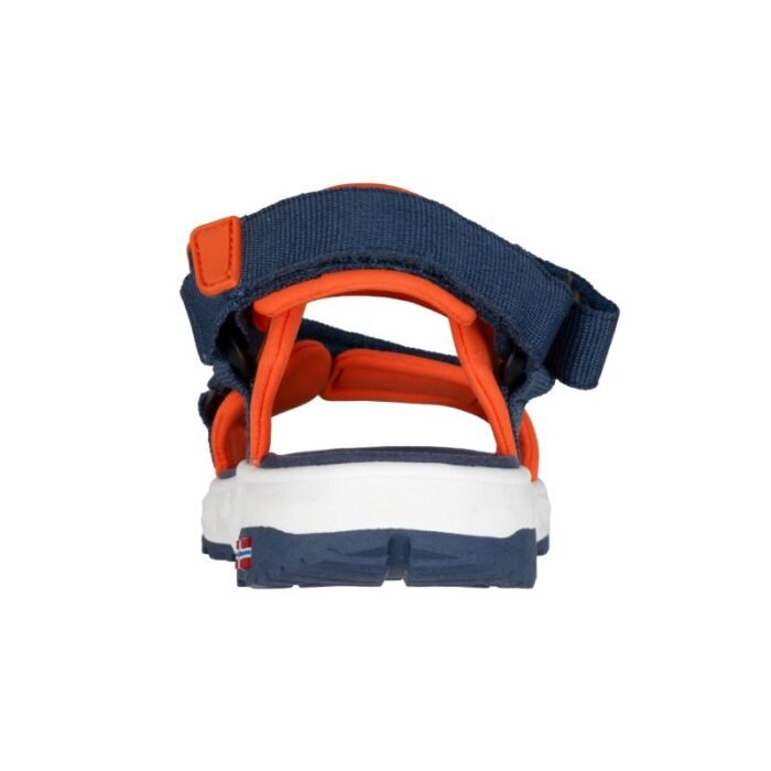 Trollkids Kids Lysefjord Sandal mavi/turuncu - Görsel 6