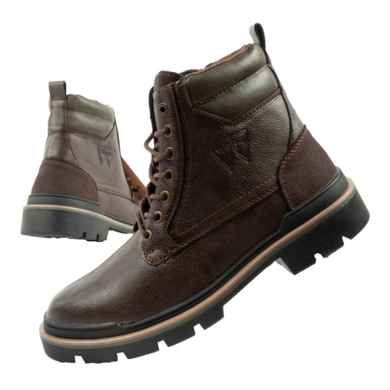tryoshop-wrangler-nevada-men-s-boots-chelsea-boots-elegant-fashionable-dark-brown-1623387 Wrangler Nevada erkek botları