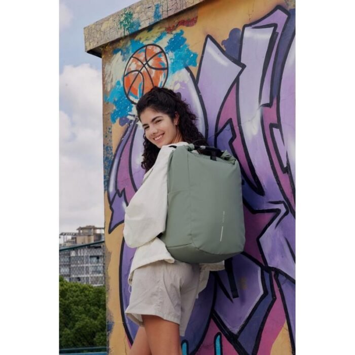 New Balance Su Geçirmez Sırt Çantası Yeşil - Görsel 6