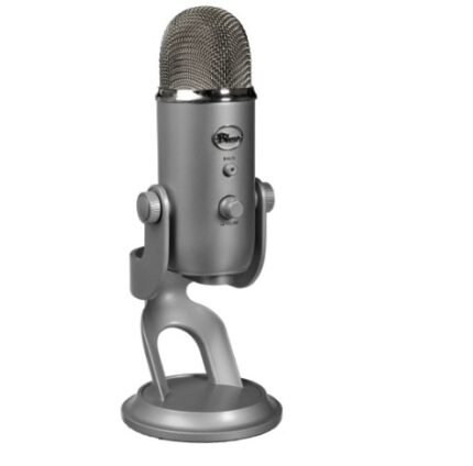 Blue Yeti USB Profesyonel Gaming ve Yayıncı Mikrofonu – 4 Farklı Kutup Ayarı, 20Hz-20kHz, PC & Mac Uyumlu – Saf Gümüş (Silver)