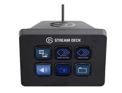 Elgato Stream Deck Mini Canlı Yayın ve Makro Kontrol Paneli – 6 Adet Özelleştirilebilir Akıllı LCD Tuşlu Reji Konsolu – Siyah (Black)
