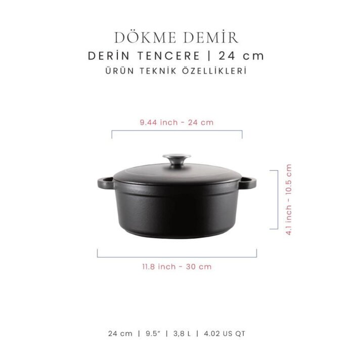 Voeux Kitchenware Elegance Siyah 5
