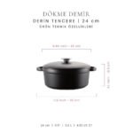 Voeux Kitchenware Elegance Siyah 5