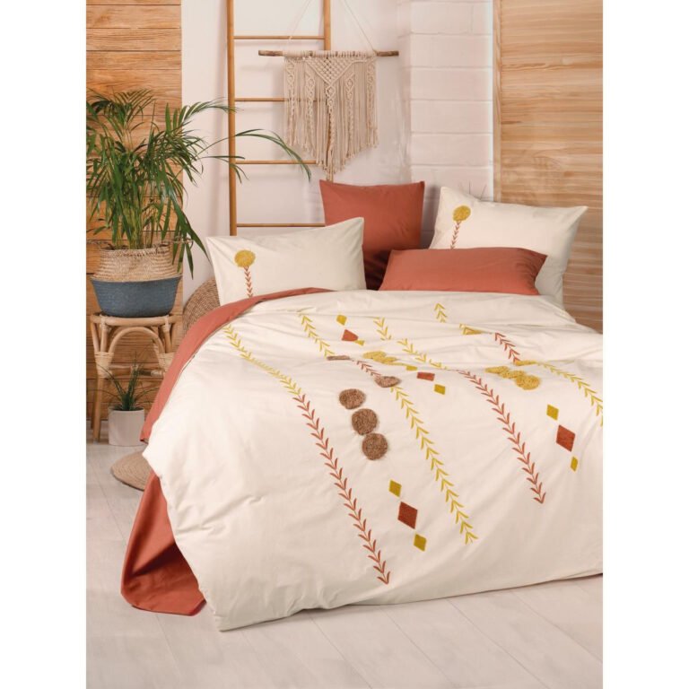 Cotton Box Puff Nakışlı
