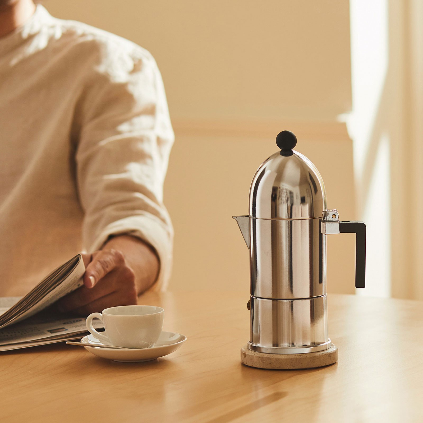8003299920808-435 Alessi La Cupola Espresso Kahve Makinesi 70 ml - Görsel 1