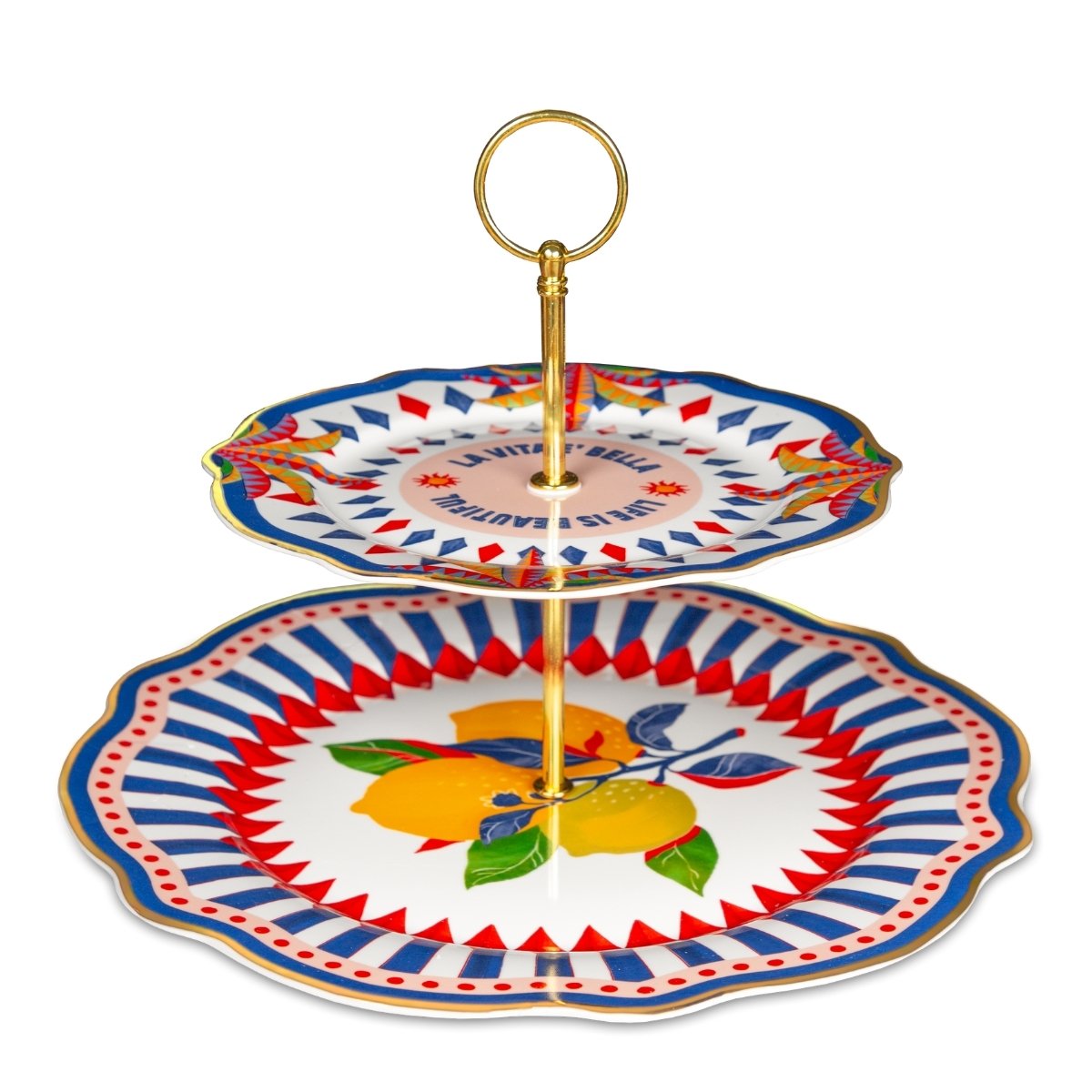 baci-milano-dolce-vita-limon-desenli-kek-standi-31-cm-000001000241232001 Baci Milano Dolce Vita